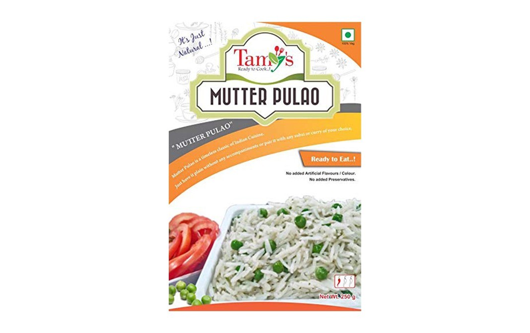 Tamy's Mutter Pulao    Pack  250 grams